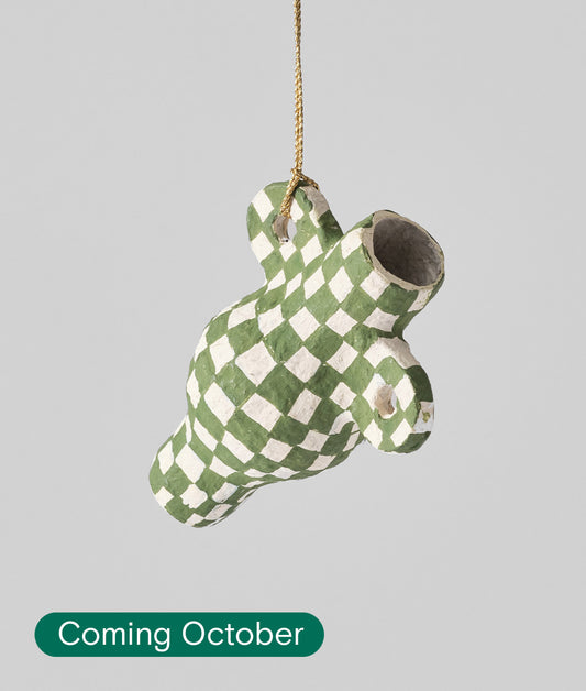 Onsen Check Moss Green