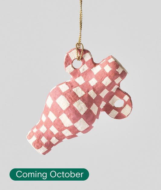 Onsen Check Terracotta