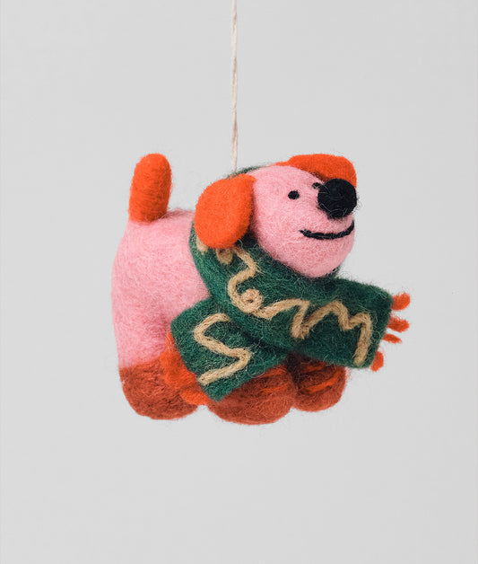 Flip, Dog With Scarf