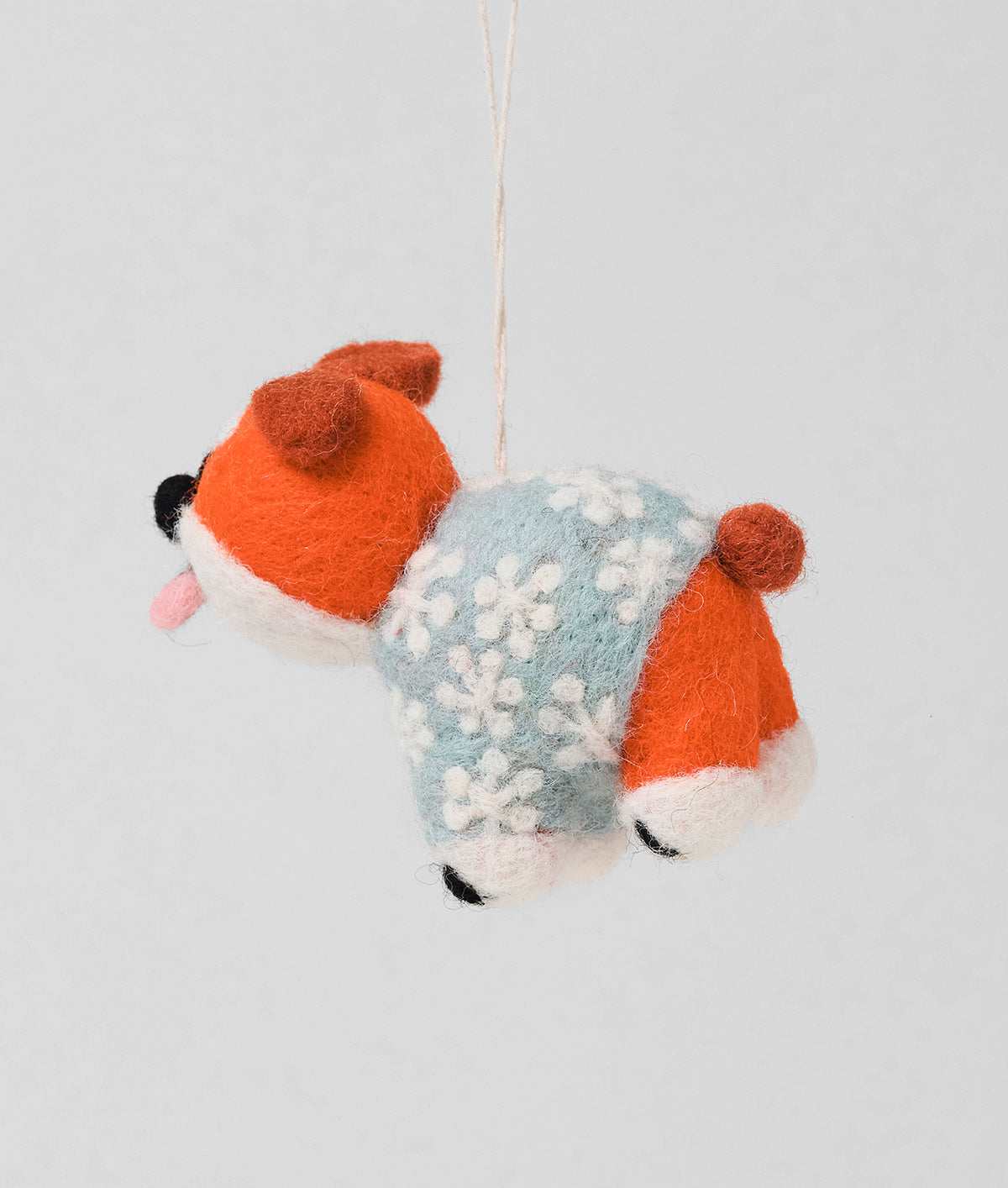 Suki Dog in Snowflake Jumper