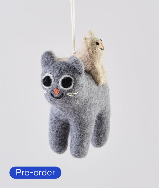 *PRE-ORDER* Pabs, cat with a cat on his back