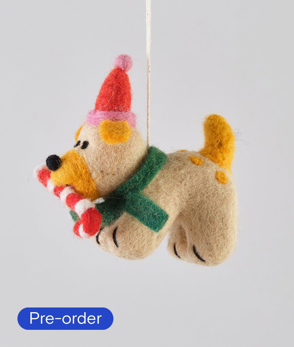 *PRE-ORDER* Martha, Dog with candy cane