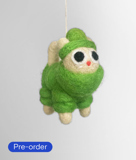 *PRE-ORDER* Lee, Cat in a Green Puffa