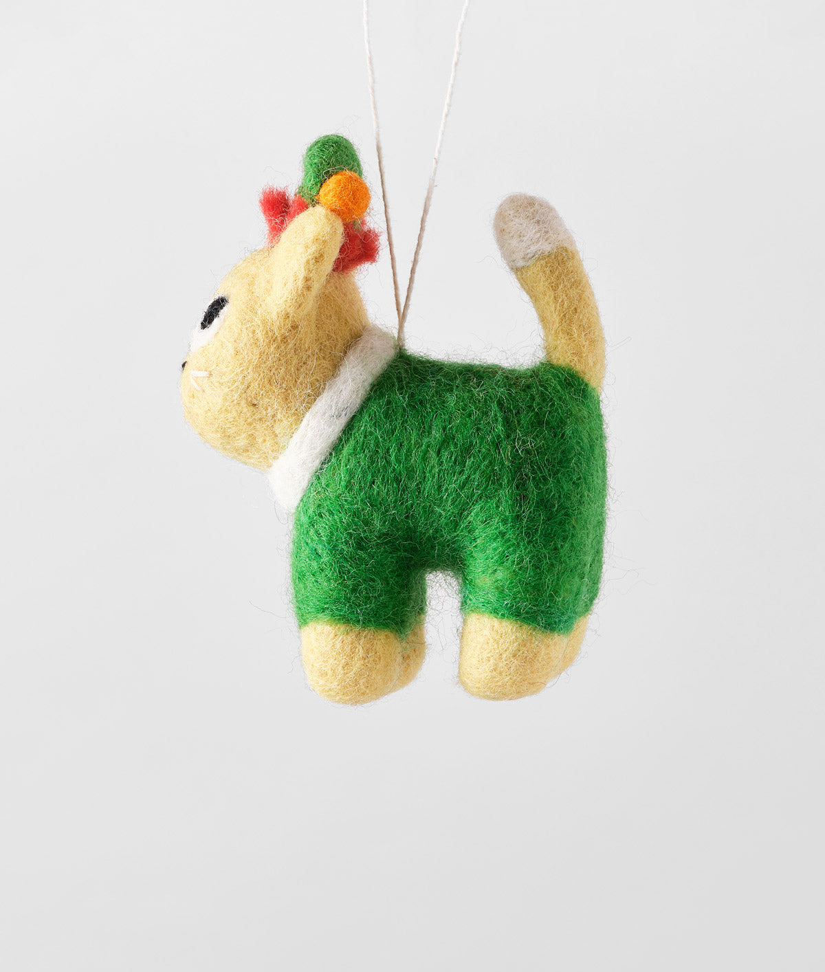 Buddy, Cat in Elf Outfit
