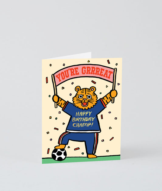 You're Grrreat Kids Greetings Card