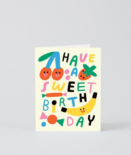 Have A Sweet Birthday Kids Greetings Card