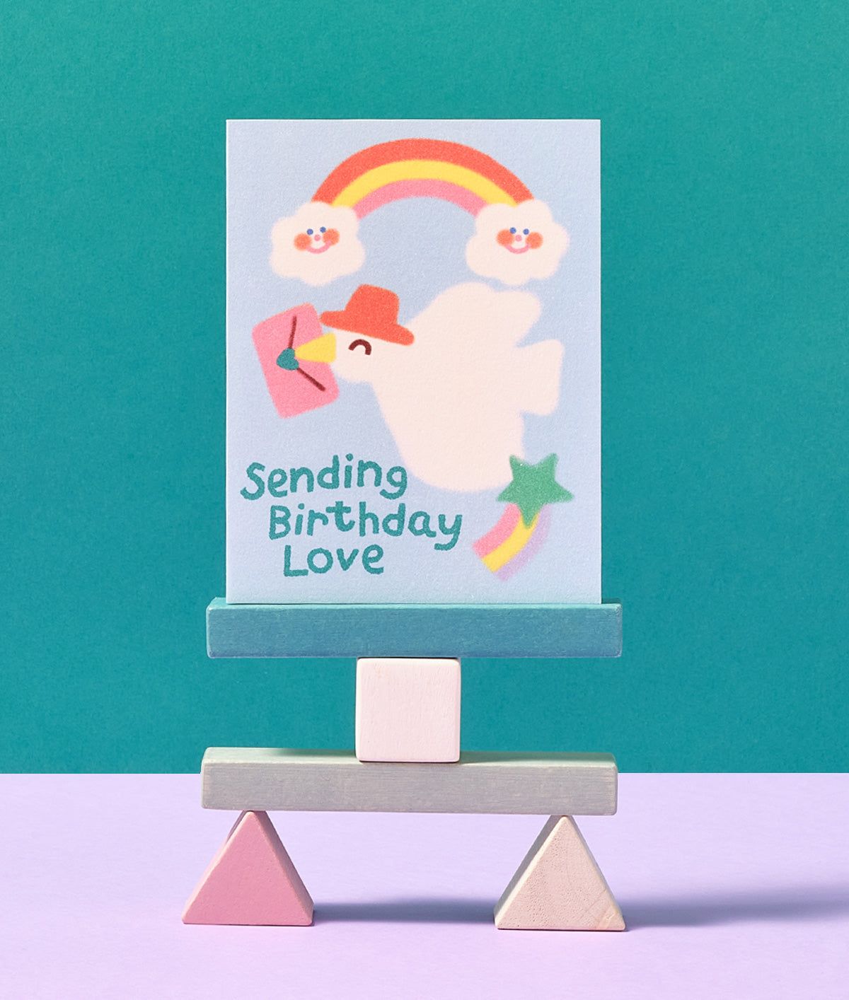 Sending Birthday Love Kids Greetings Card