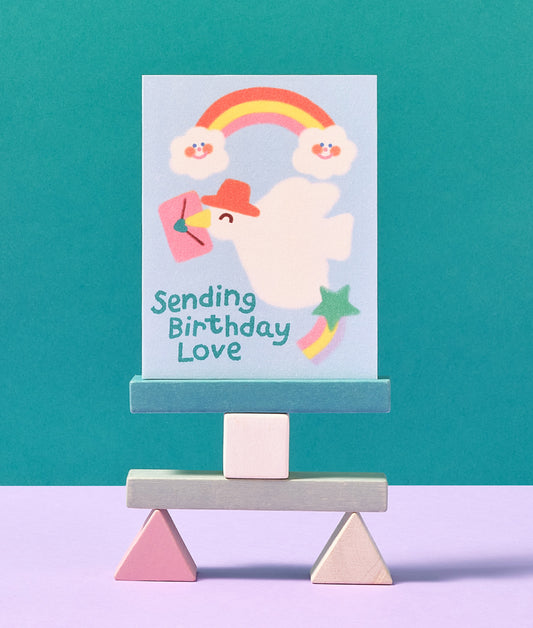 Sending Birthday Love Kids Greetings Card
