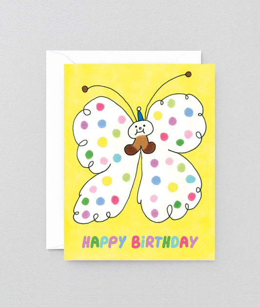 Happy Birthday Spotty Butterfly