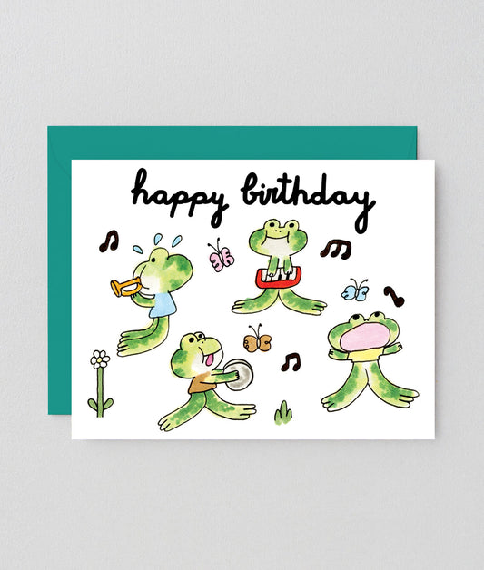 Happy Birthday Frog Band