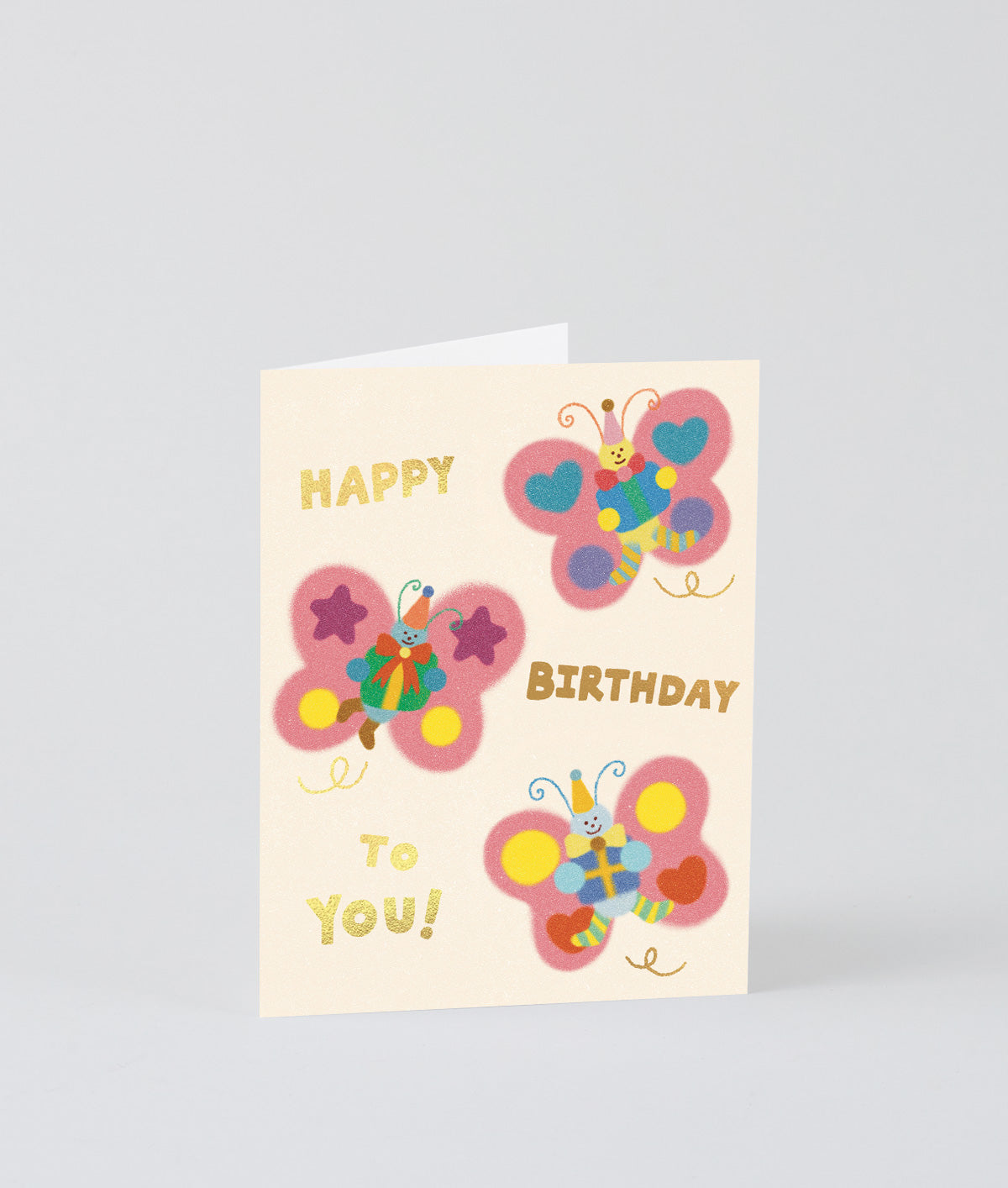 Happy Birthday To You Butterflies Kids Greeting Card