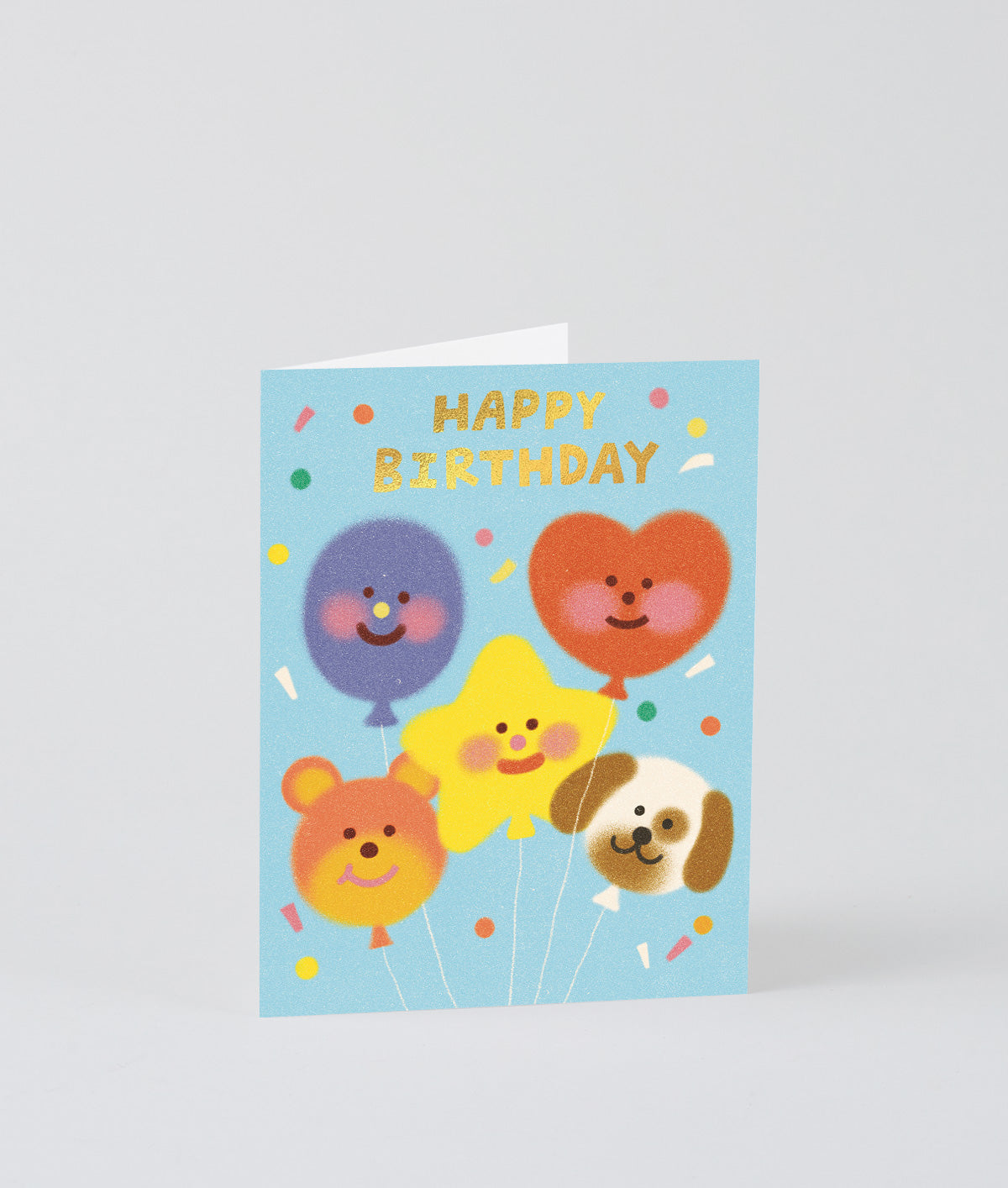 Happy Birthday Balloon Gang Kids Greeting Card