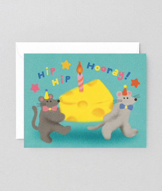 Hip Hip Hooray Birthday Kids Greeting Card