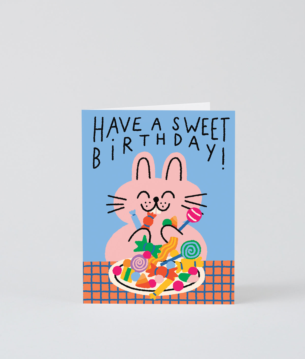Have A Sweet Birthday Rabbit Kids Greeting Card