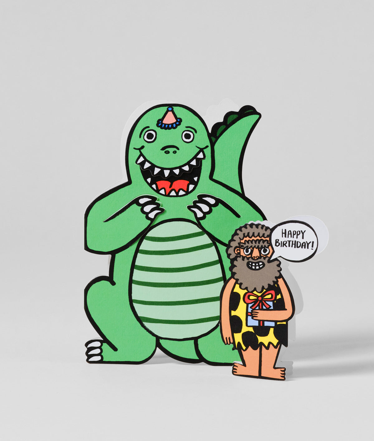Dinosaur With Mini Card