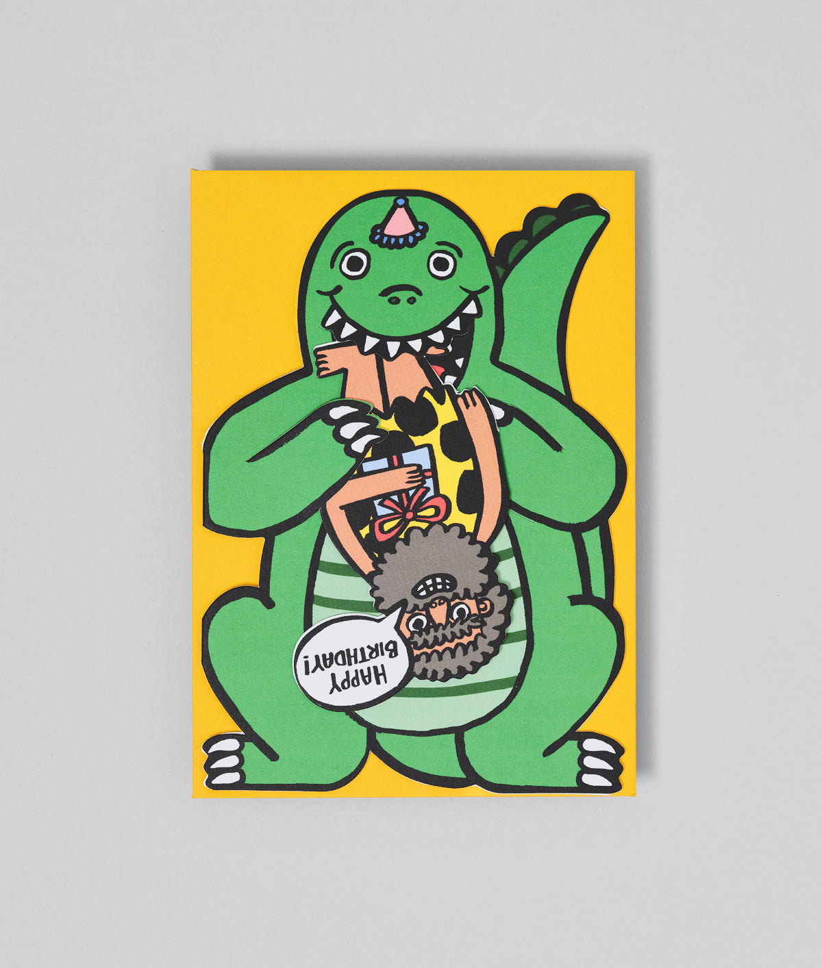 Dinosaur With Mini Card