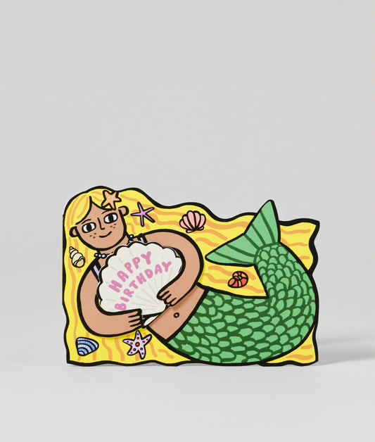 Mermaid With Mini Card