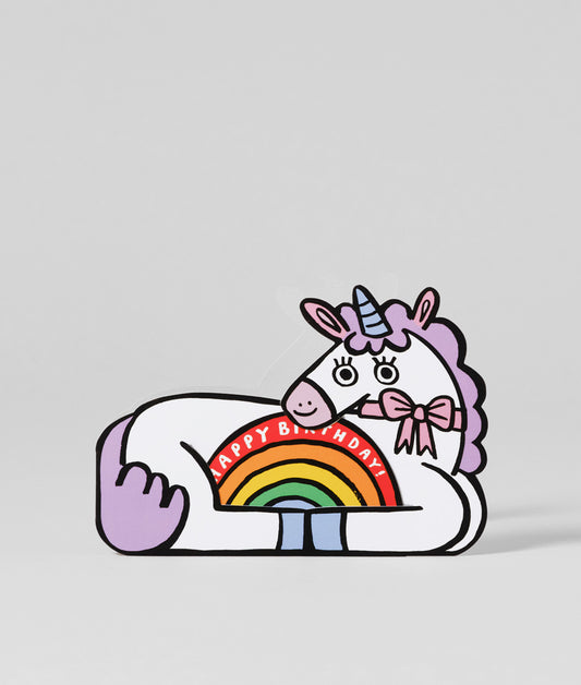 Unicorn With Mini Card