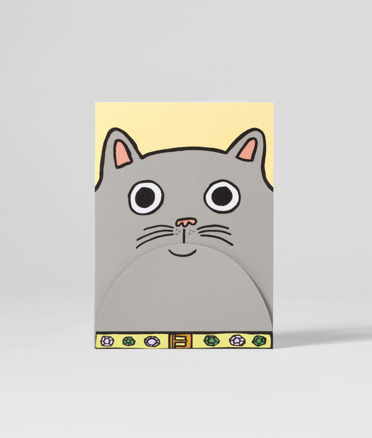 Cat Big Mouth Fold Out Card
