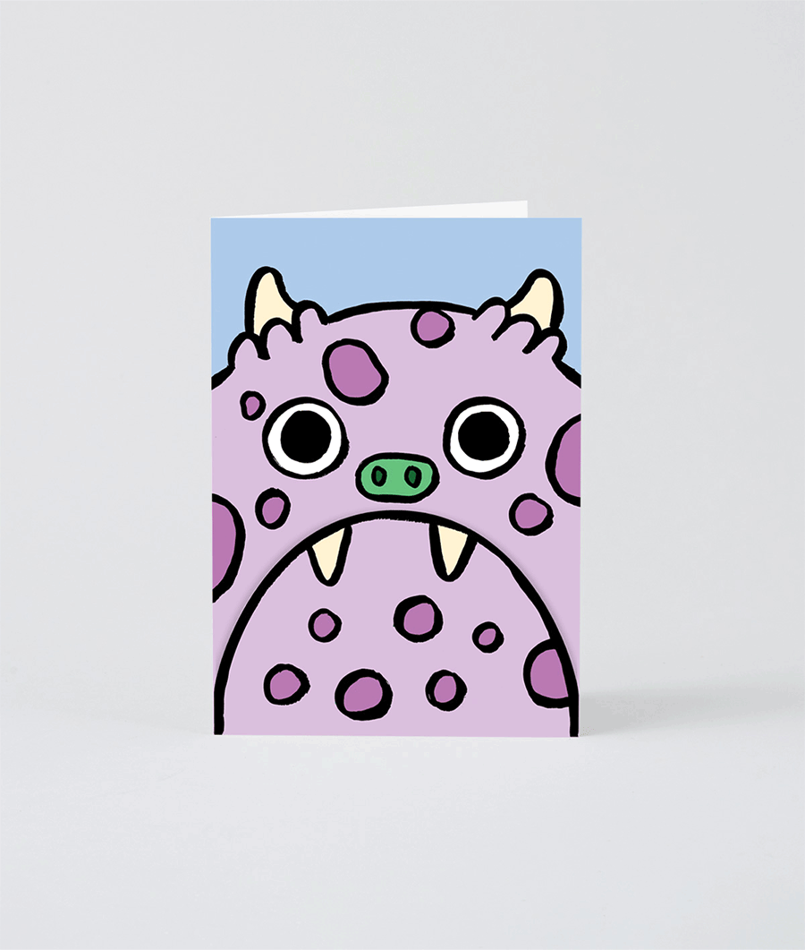 Monster Big Mouth Fold Out Card