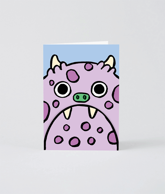 Monster Big Mouth Fold Out Card