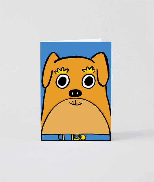 Dog Big Mouth Fold Out Card