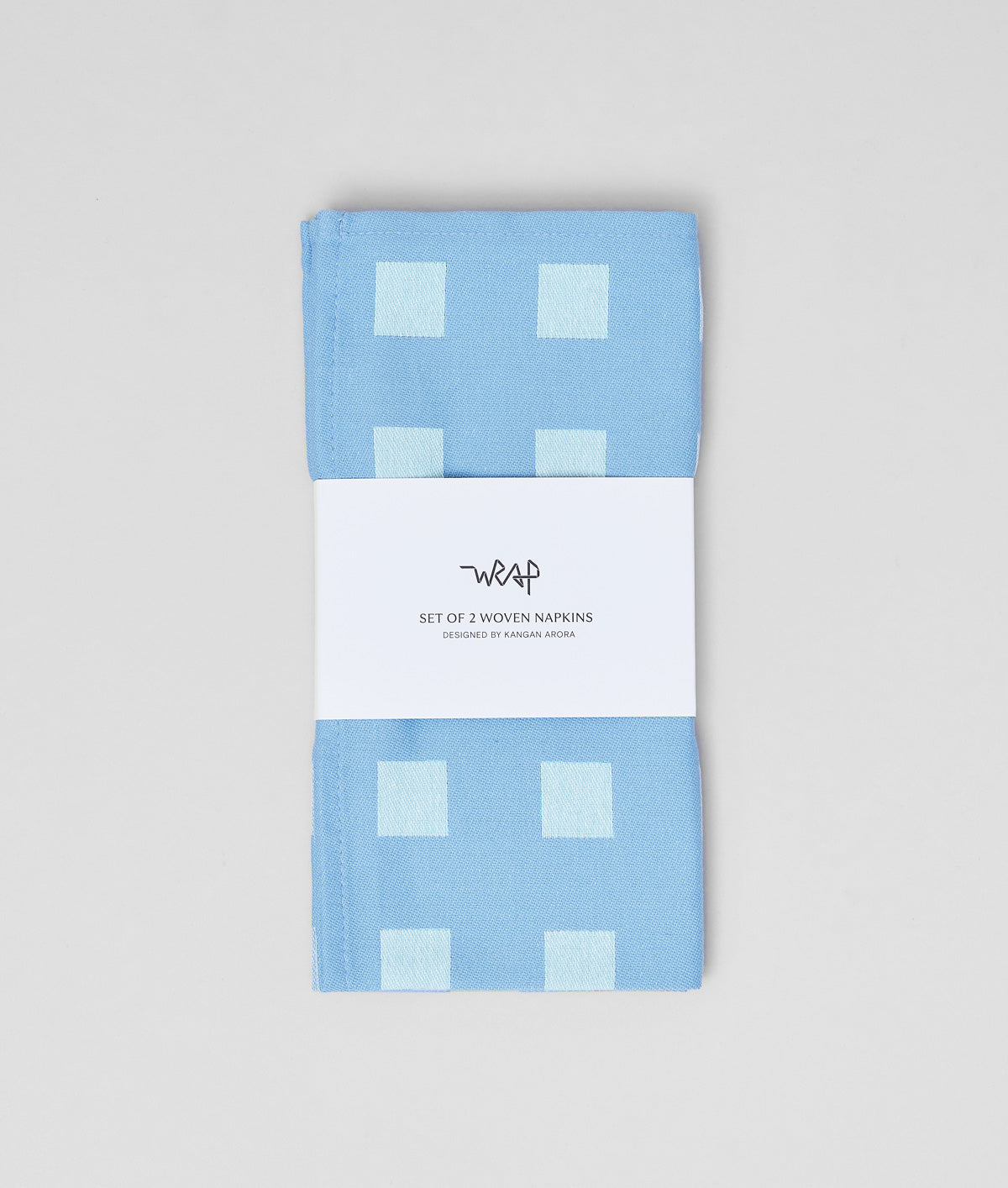 Squares Blue/Soft Aqua Napkin