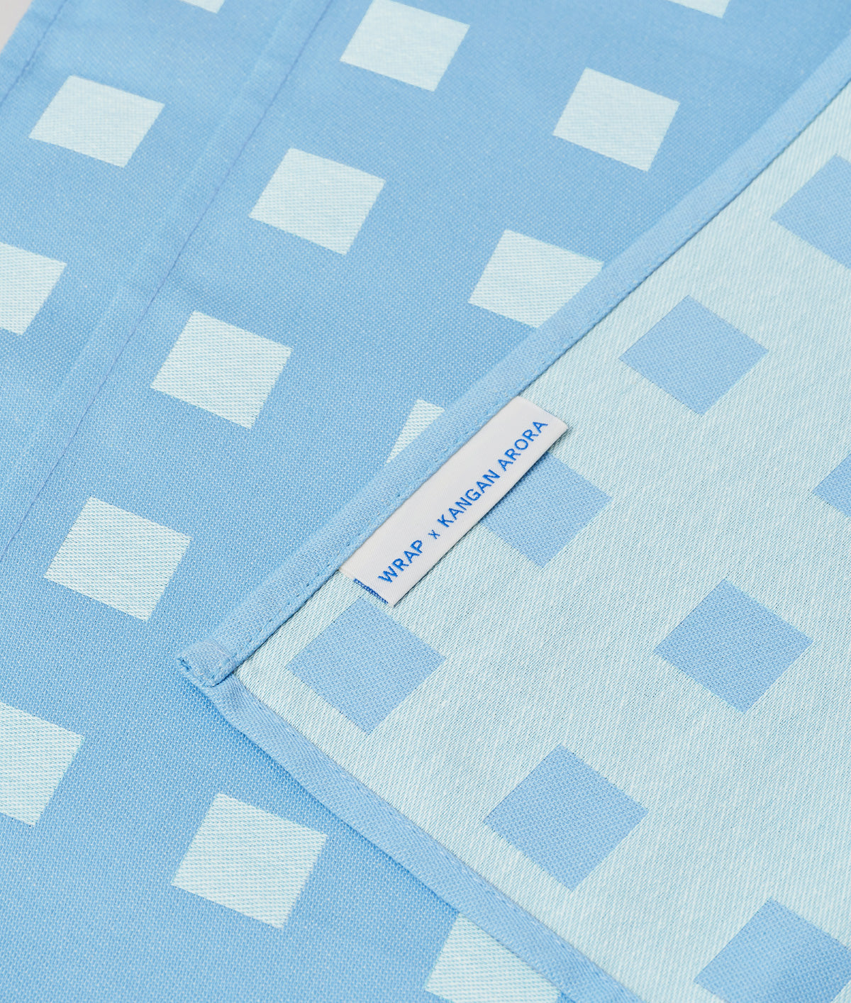 Squares Blue/Soft Aqua Napkin