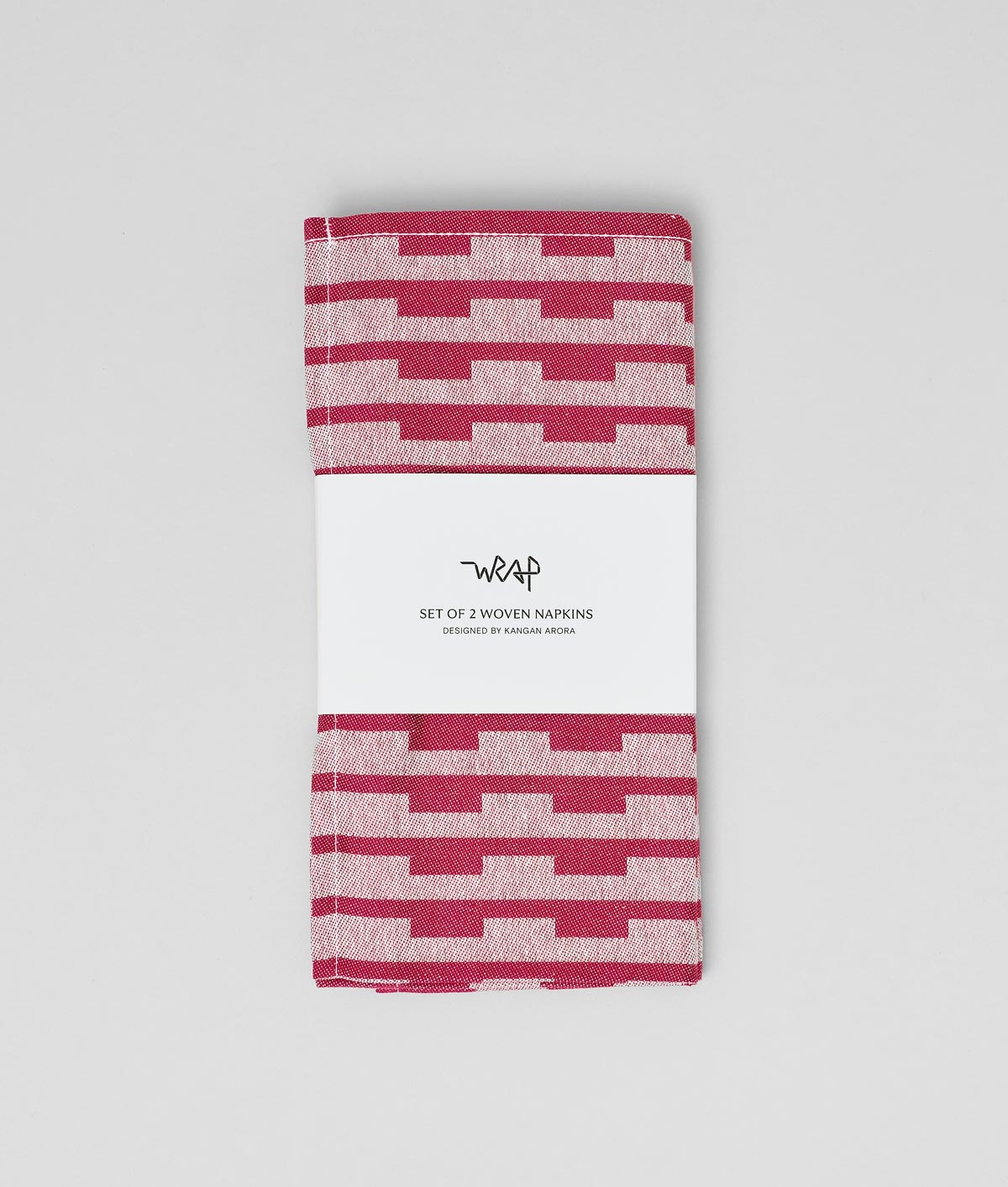 Stripes Burgundy/Natural Napkin