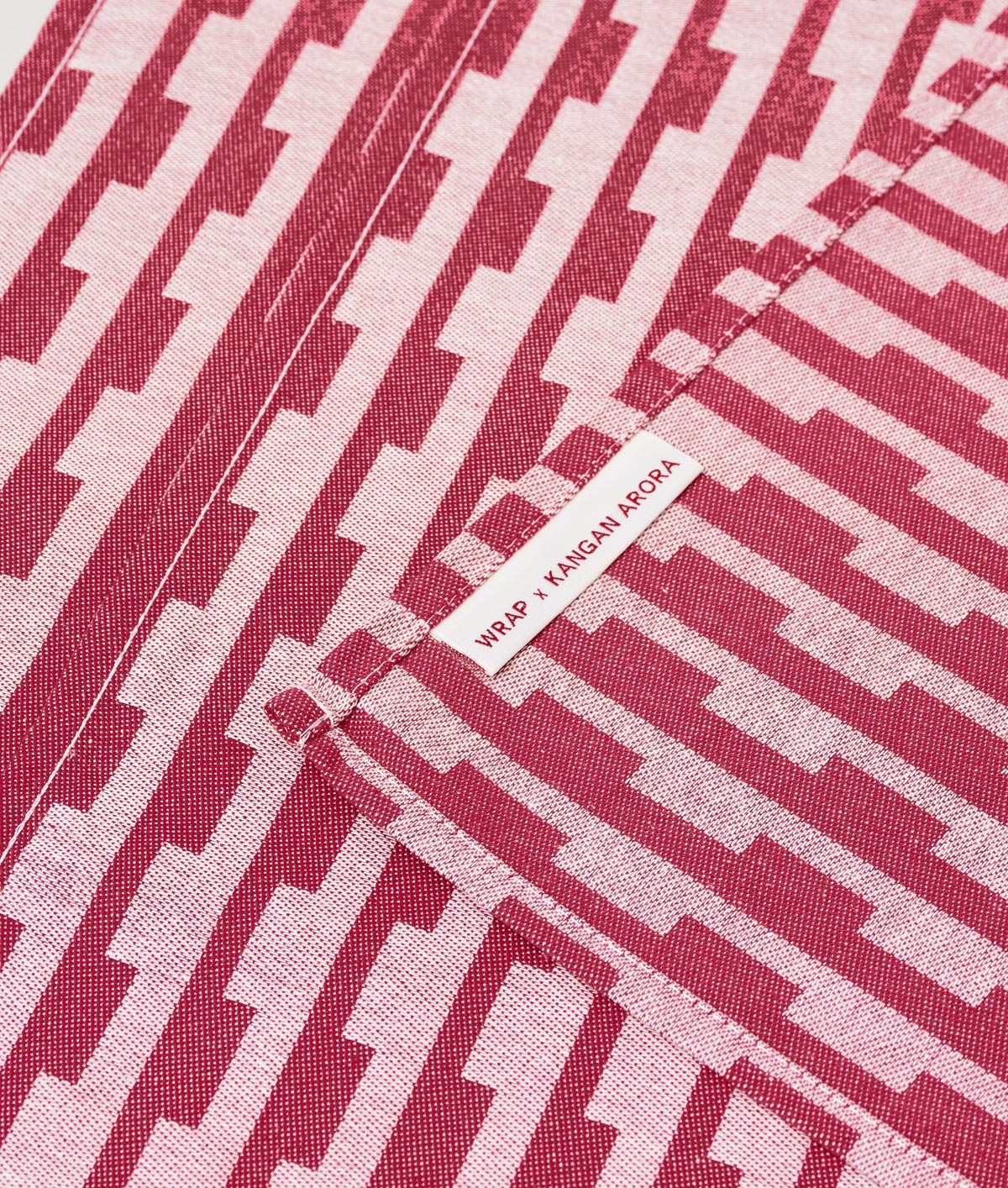 Stripes Burgundy/Natural Napkin