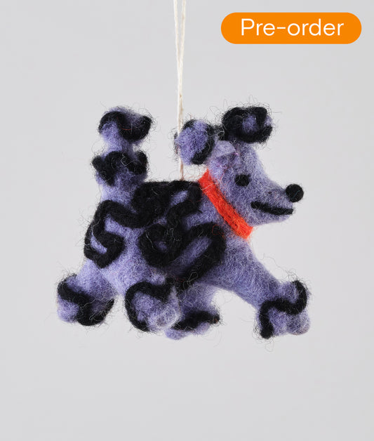 *PRE-ORDER* Fleur, the purple poodle