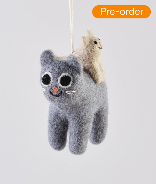 *PRE-ORDER* Pabs, cat with a cat on his back