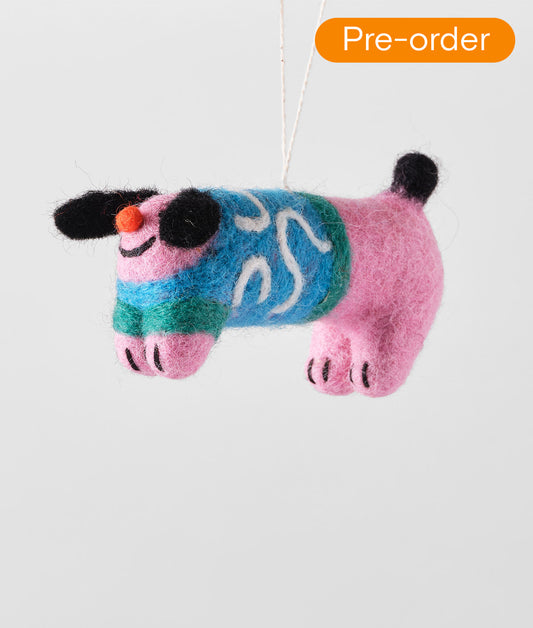 *PRE-ORDER* Stumpy, Dog With Abstract Jumper