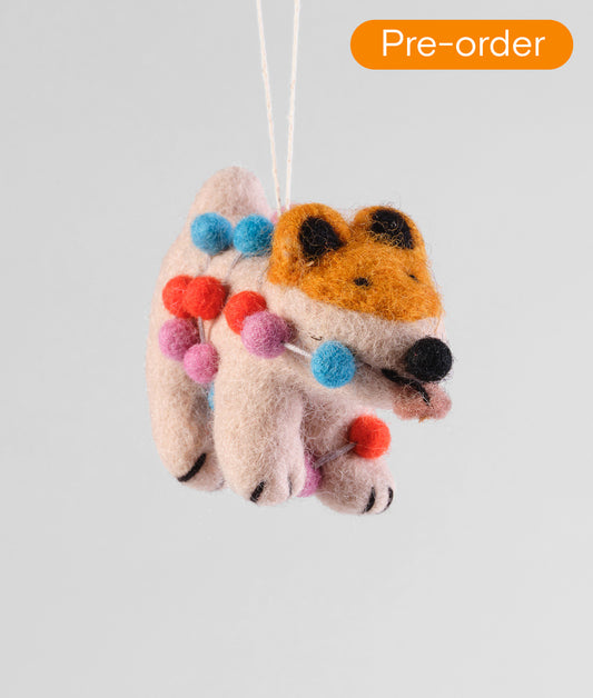 *PRE-ORDER* Willa, Dog with Baubles