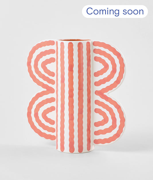 *COMING SOON* Large Butterfly Vase Pink