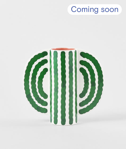 *COMING SOON* Small Butterfly Vase Green