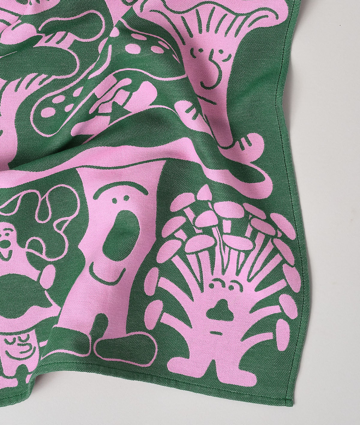 Mushrooms Cotton Tea Towel