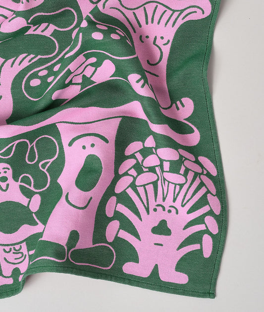 Mushrooms Cotton Tea Towel