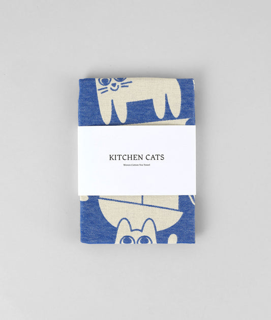Kitchen Cats Cotton Tea Towel