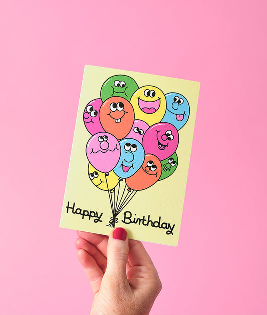 Happy Birthday Bunch Of Balloons
