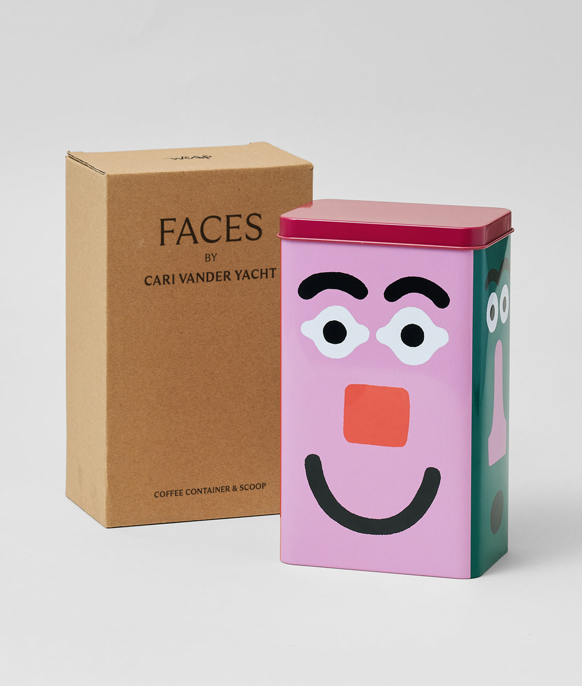 'Faces' Coffee Tin