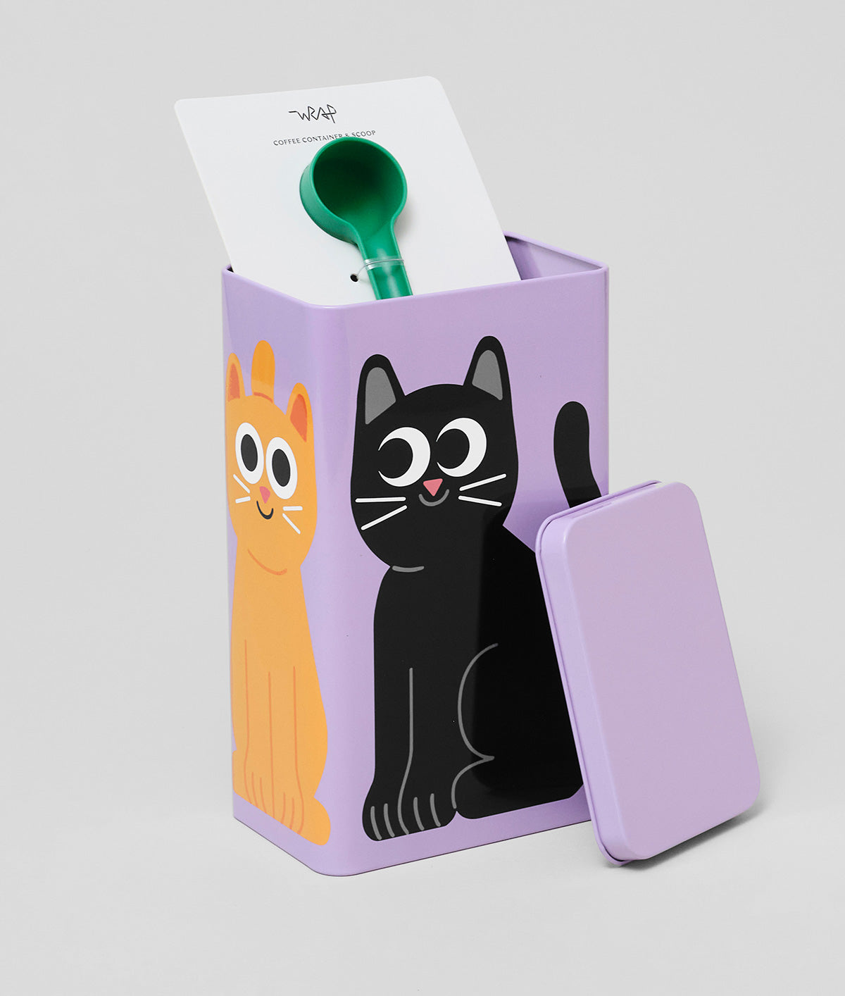 'Cat' Coffee Storage Tin