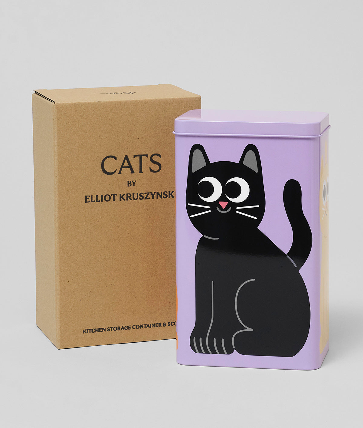 'Cat' Coffee Storage Tin