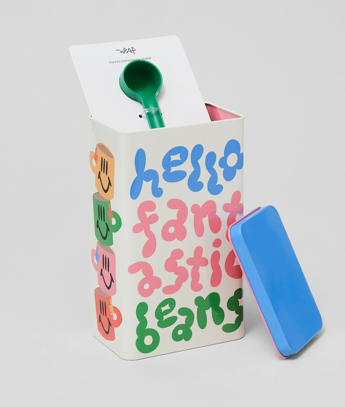 'Happy Nice Brew' Time Coffee Storage Tin