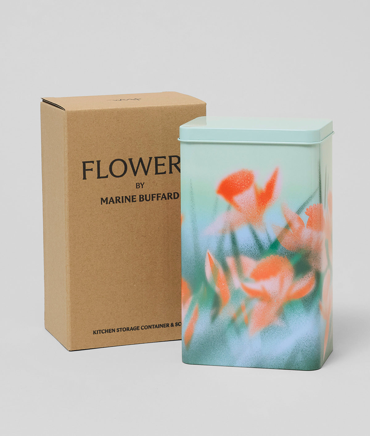 'Flowers' Coffee Storage Tin