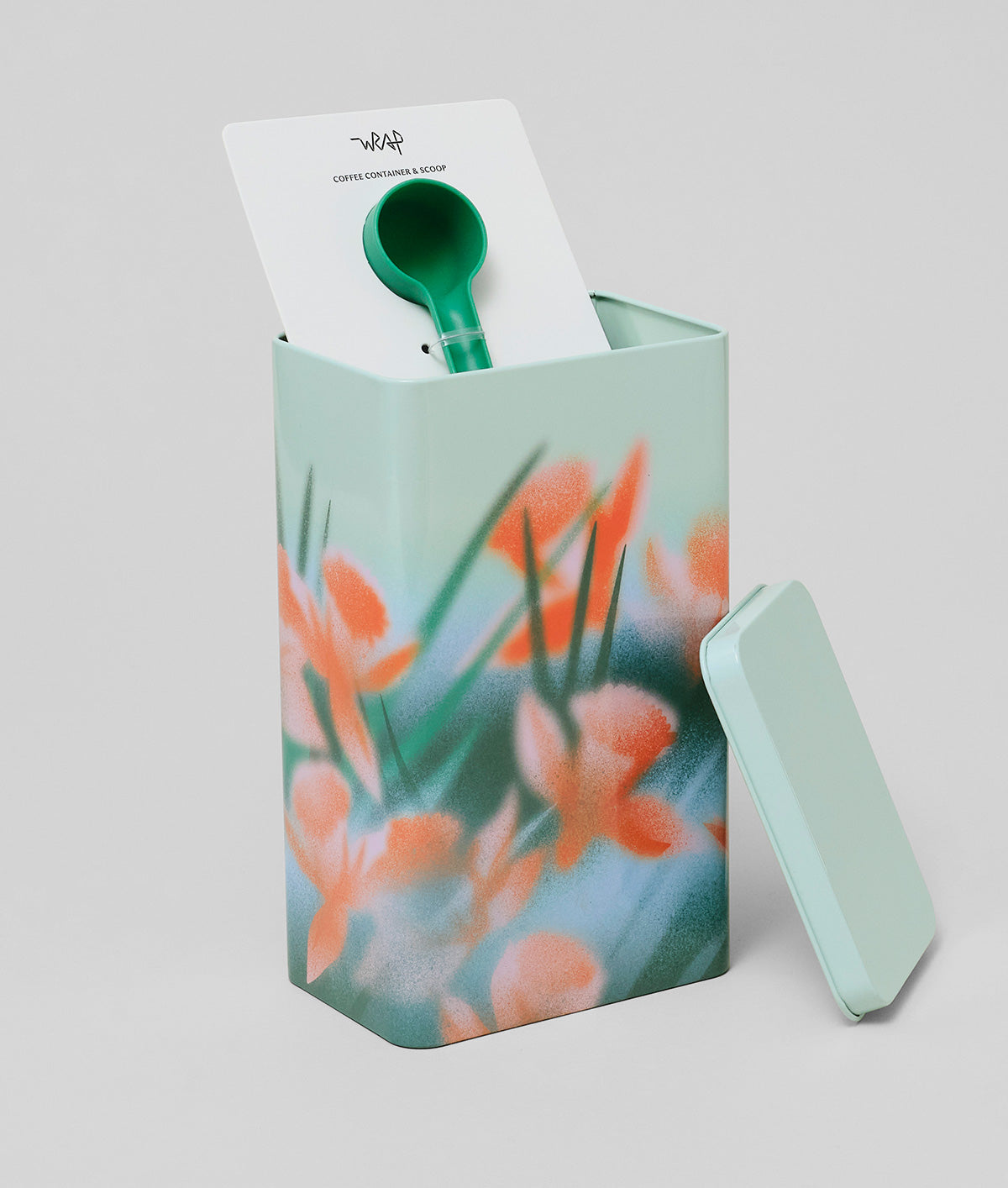 'Flowers' Coffee Storage Tin