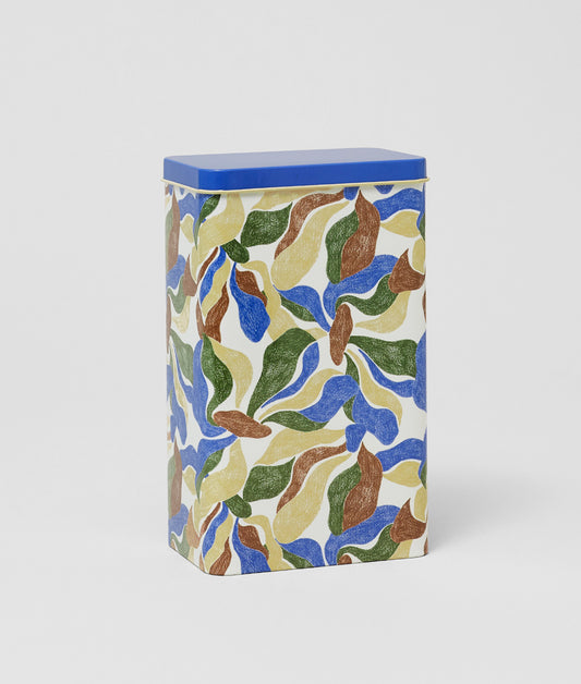 'Floral Motif' Coffee Storage Tin