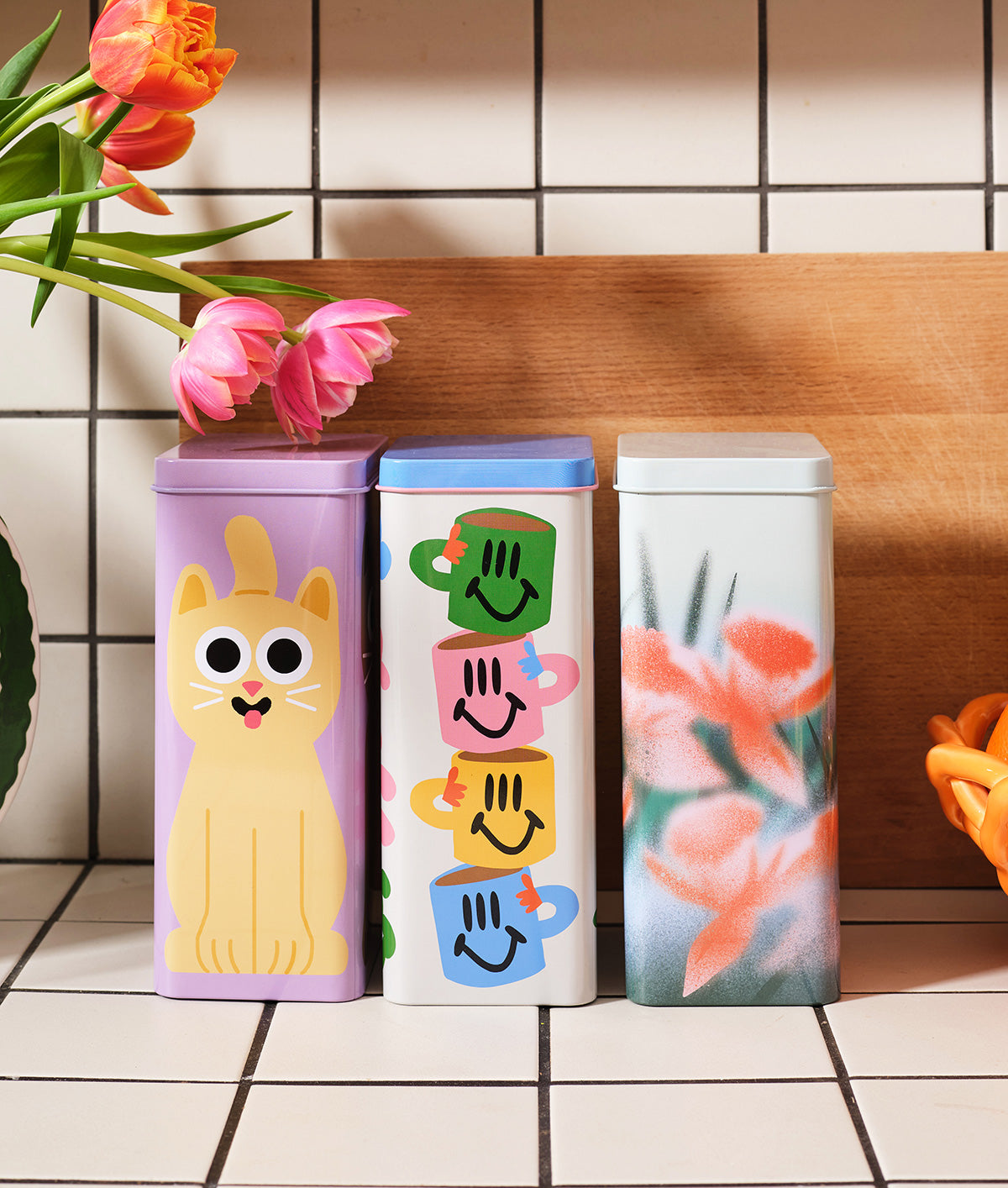 *COMING SOON* Flowers Coffee Storage Tin