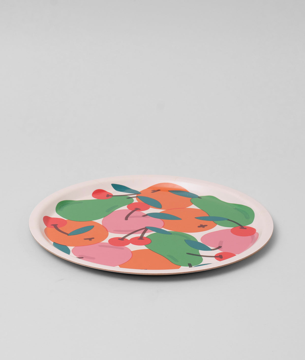 Fruit Bowl Mini Round Birch Serving Tray