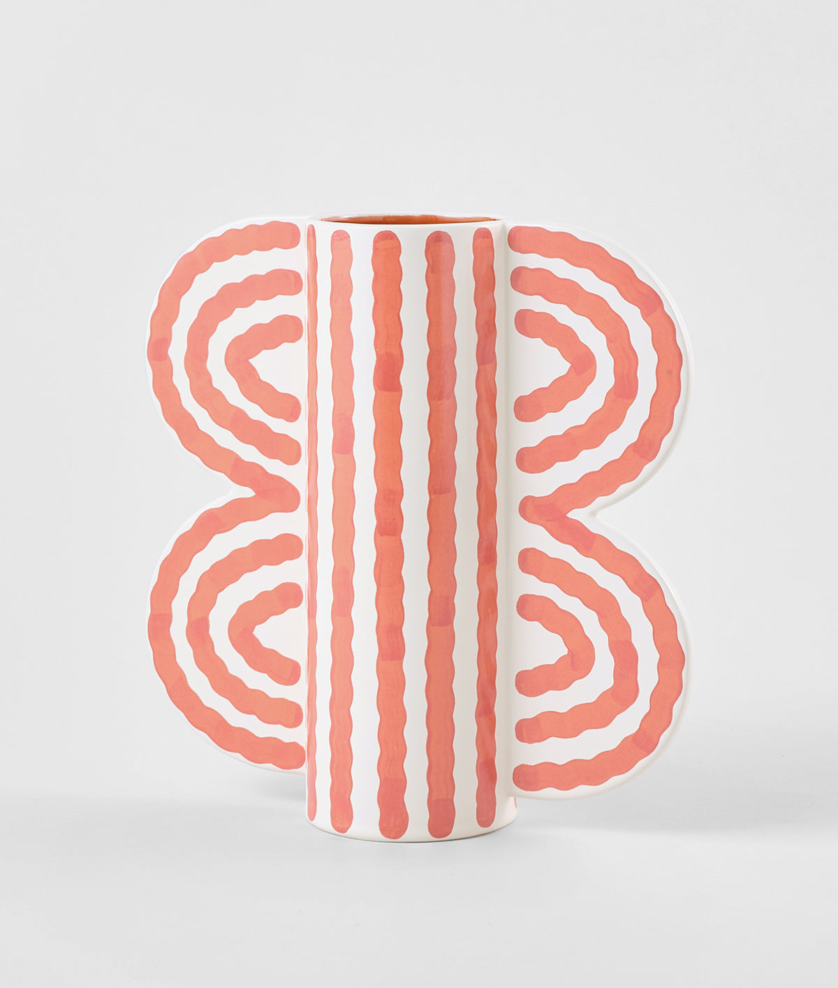 Large Butterfly Vase Pink